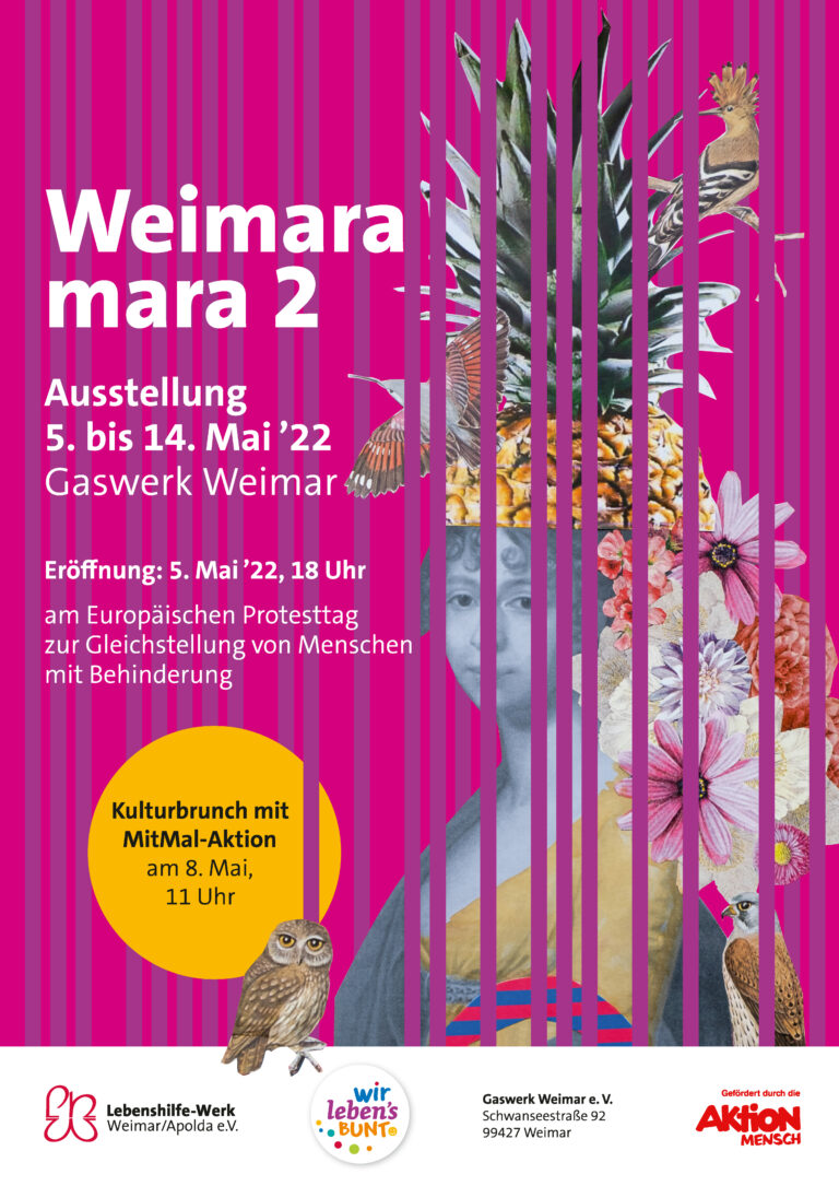 Ausstellungsplakat "Weimararmara 2"