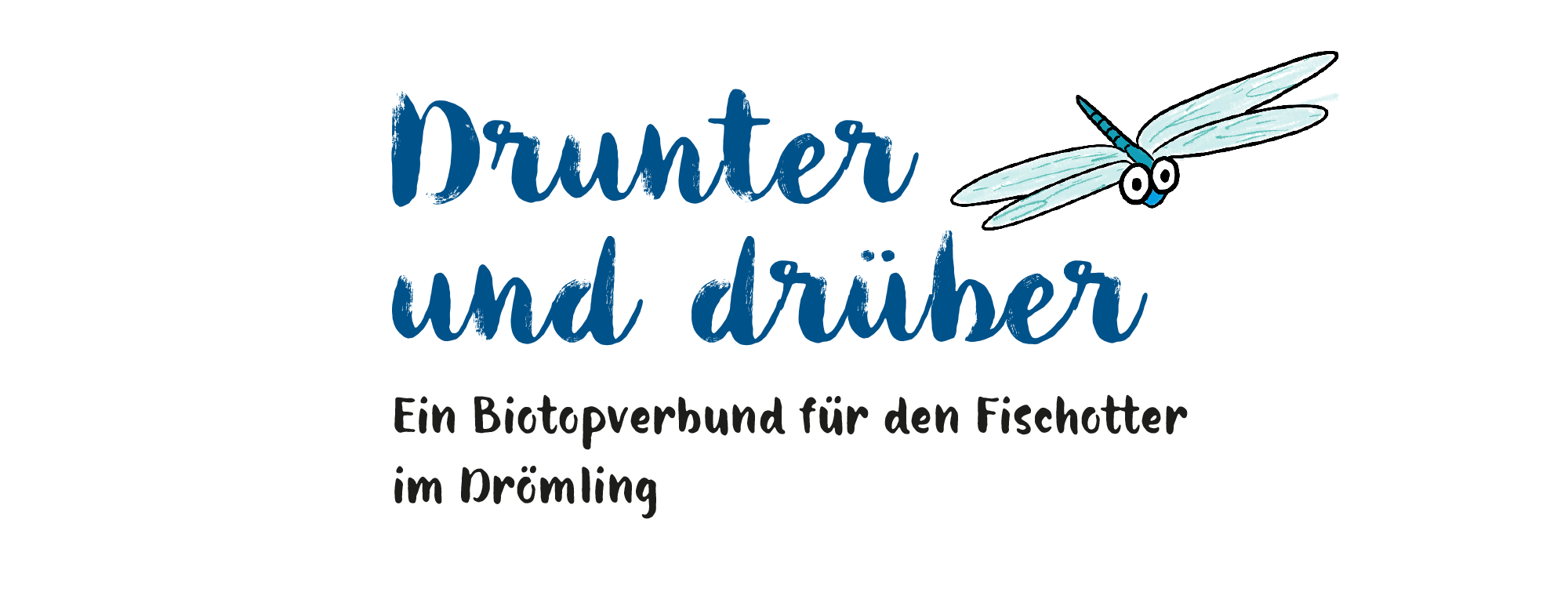 Key-Visual "Drunter und Drüber", Fischotterschutz im Drömling