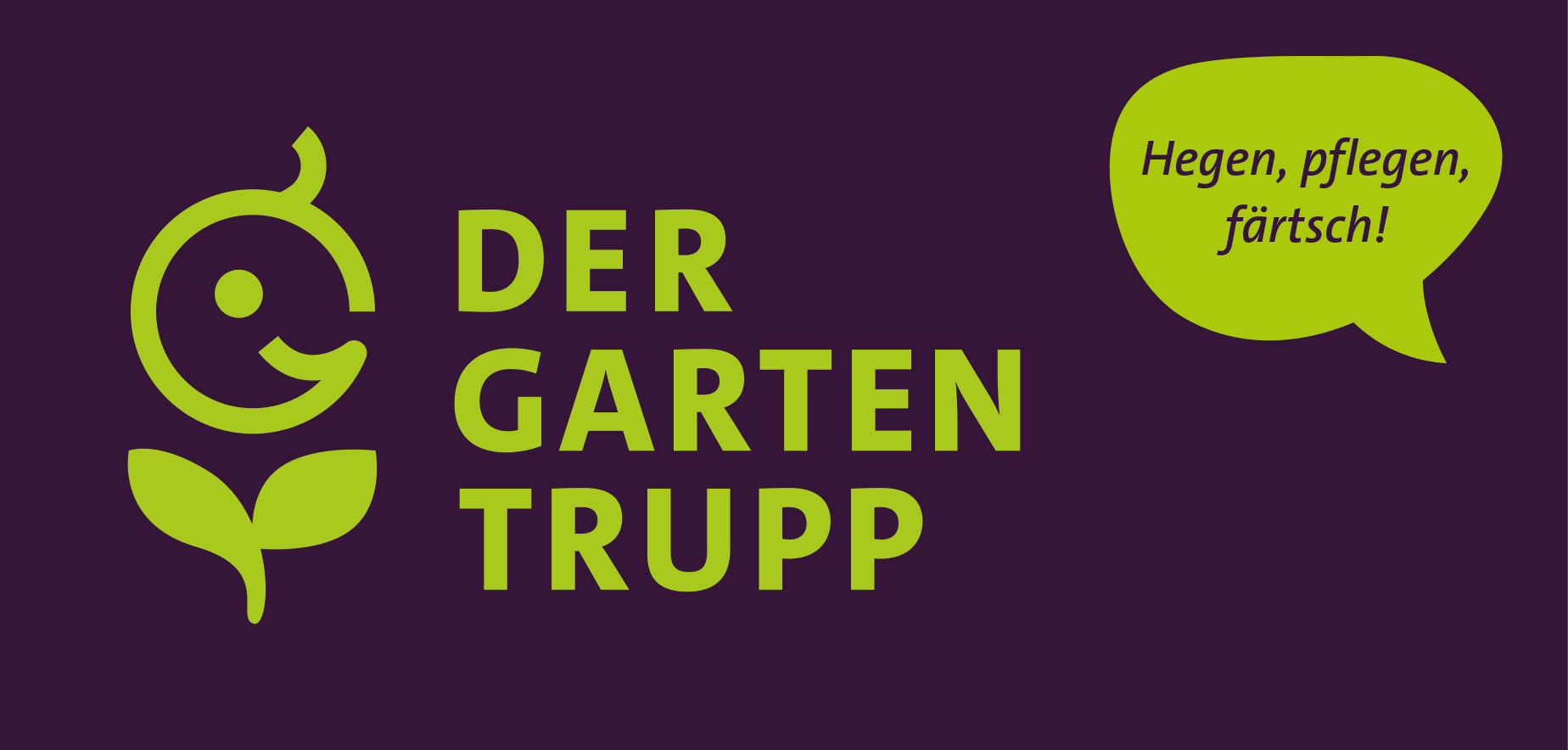 Logo Der Gartentrupp – hegen, pflegen, färtsch!