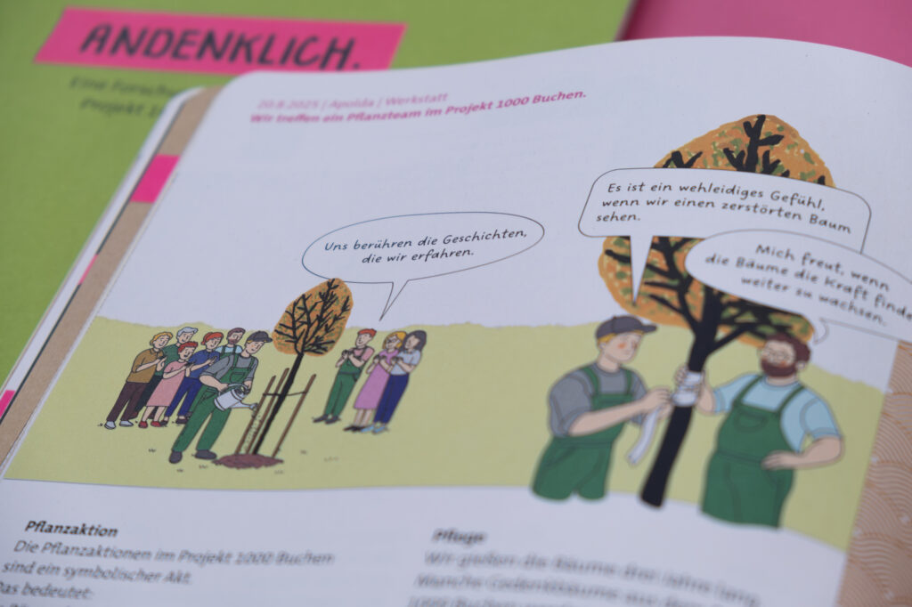 Comic aus dem Buch ANDENKLICH.