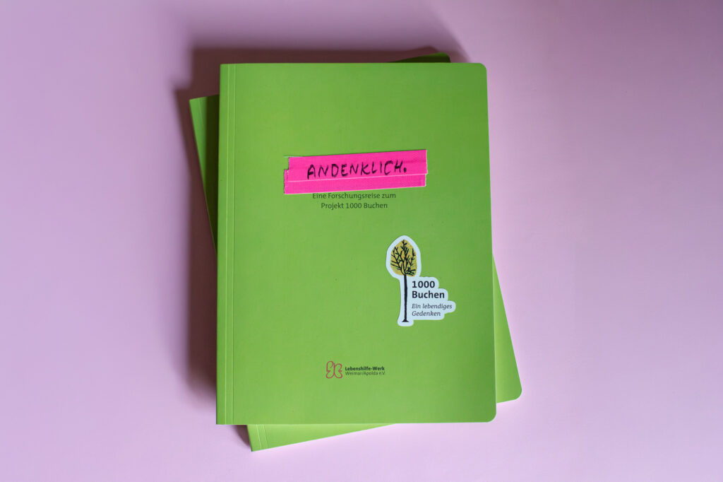 Andenklich Broschüre Cover