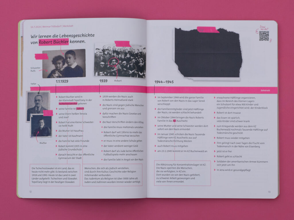 Beispielseite aus dem Buch ANDENKLICH
